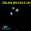2SLAQ J011513.16+002013.1