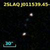 2SLAQ J011539.45-001359.9