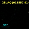 2SLAQ J011557.91-001425.8