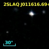 2SLAQ J011616.69+000803.0