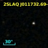 2SLAQ J011732.69-005801.1