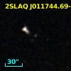 2SLAQ J011744.69-003033.2