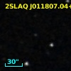 2SLAQ J011807.04+002039.9