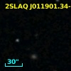 2SLAQ J011901.34-000707.8
