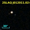2SLAQ J012011.02+001959.8