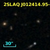 2SLAQ J012414.95-011427.8