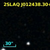 2SLAQ J012438.30+000014.5