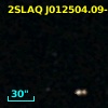 2SLAQ J012504.09-005327.5