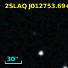 2SLAQ J012753.69+002516.4