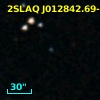 2SLAQ J012842.69-003615.5