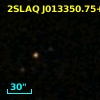2SLAQ J013350.75+004347.5