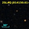 2SLAQ J014150.61+000754.2