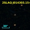 2SLAQ J014303.15+001039.6