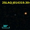 2SLAQ J014319.30+003740.0