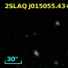 2SLAQ J015055.43+001543.6