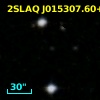 2SLAQ J015307.60+003836.1