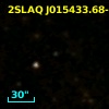 2SLAQ J015433.68-003808.1