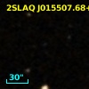 2SLAQ J015507.68+001730.0