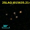 2SLAQ J015635.21+001449.5