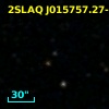 2SLAQ J015757.27-002541.7