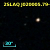 2SLAQ J020005.79-002138.9