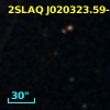 2SLAQ J020323.59-002259.3
