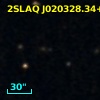 2SLAQ J020328.34+004222.2
