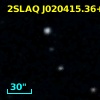 2SLAQ J020415.36+004412.3