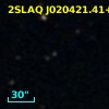 2SLAQ J020421.41+001311.4