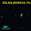 2SLAQ J020516.74+001510.7