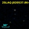 2SLAQ J020537.86+000405.6