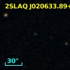 2SLAQ J020633.89+003942.8