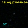 2SLAQ J020749.64-000822.4