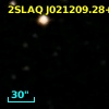 2SLAQ J021209.28+001957.0