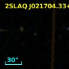 2SLAQ J021704.33+004710.3