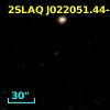 2SLAQ J022051.44-000815.0