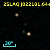 2SLAQ J022101.64+003618.7