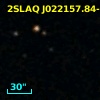 2SLAQ J022157.84-003415.8