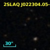 2SLAQ J022304.05-001524.3
