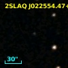 2SLAQ J022554.47+002040.8