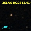 2SLAQ J022612.41+003402.2