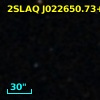 2SLAQ J022650.73+000603.4