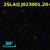 2SLAQ J023001.20+000744.8