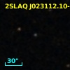 2SLAQ J023112.10-002056.2