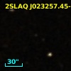 2SLAQ J023257.45-003317.4