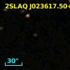 2SLAQ J023617.50+002557.5
