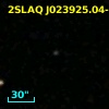2SLAQ J023925.04-002603.6