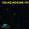 2SLAQ J024204.76+000814.5