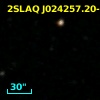 2SLAQ J024257.20-004549.4