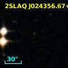 2SLAQ J024356.67+002254.3